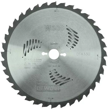 Pjovimo diskas DeWalt; 305x3x30,0 mm; Z36; -5°