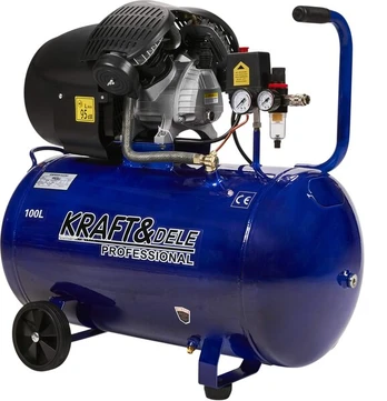 Oro kompresorius su alyvos siurbliu KD4065,100L, 530 l/min.,