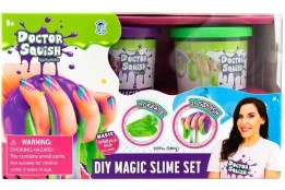 Doctor Squish -  DIY Magic Slime Double Set Green and Purple (38496) kaina