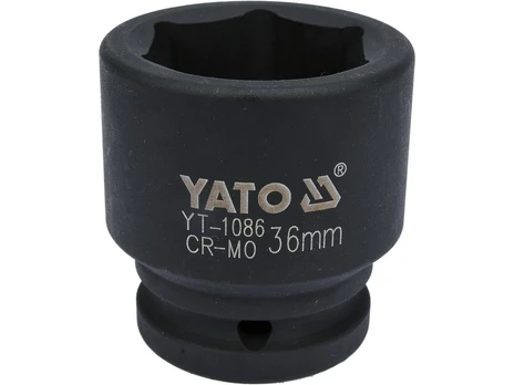 Galvutė smūginė šešiakampė | 20 mm (3/4") | 36 mm (YT-1086)