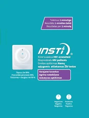 INSTI testas ŽIV nustatymui, 1 vnt.