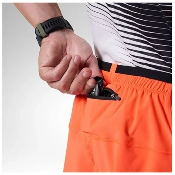 Vyriški bėgimo šortai ROSSIGNOL Sapa Short 5, raudoni