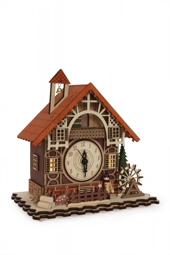 Sieninis laikrodis "Timbered House" 6384