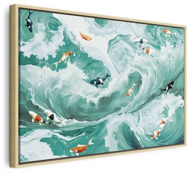 Artgeist Paveikslas - Fish and waves