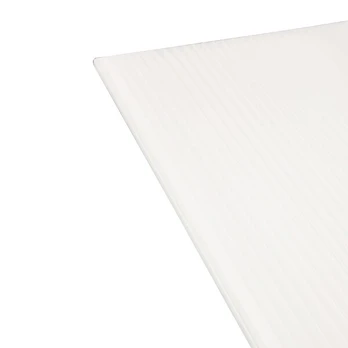 Kanalinis polikarbonatas 10mm Opal, baltas, 1,05 x 6 m
