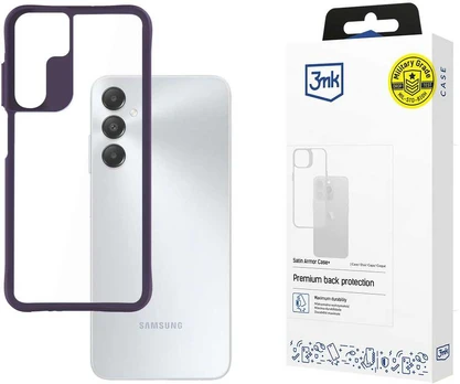 3MK Satin Armor+ Case Sam A15 5G violetinė/violetinė