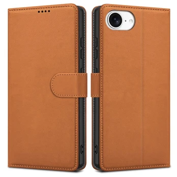 Dėklas Fancy Wallet Samsung A057 A05s rudas