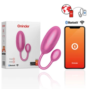 Kiaušinis ONINDER TOKYO VIBRATING EGG BLACK 7,5 x 3,2 cm