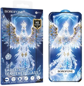 Borofone Grūdintas stiklas BF11 Armor Shield viso ekrano HD, skirtas iPhone 15 Plus/16 Plus