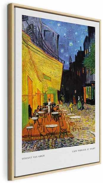 Artgeist Paveikslas - Cafe at Night (1 Part) Vertical
