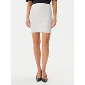 Guess Tiesus sijonas W5GD88Z3L10 Écru Slim Fit