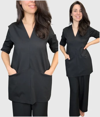 Palaidinė moterims Elegant Italy, juoda, Universalus