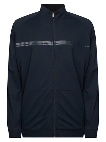 BOSS Džemperis Authentic Jacket Z 50554779 Tamsiai mėlyna Regular Fit