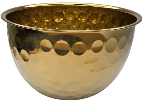Metalinis dubuo aukso spalvos 18cm 3397-18