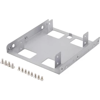 HDD laikiklis DELTACO 3.5" į 2x2.5", metalinis / RAM-8A
