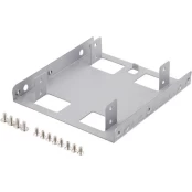 HDD laikiklis DELTACO 3.5" į 2x2.5", metalinis / RAM-8A kaina