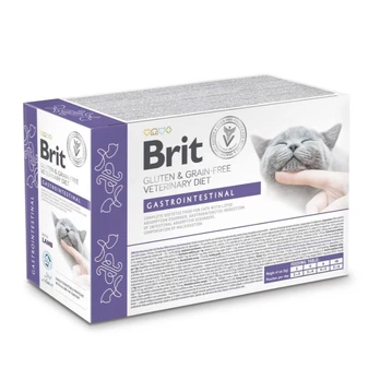 Brit GF Veterinary Diets konservai katėms maiš. Gastrointestinal - Low Fat 85g