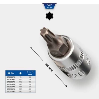 Šešiakampio lizdo komplektas KS TOOLS BT020975