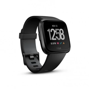 Išmanusis laikrodis Fitbit Versa Black/Black Aluminum