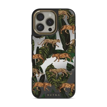 Morning Commute - Designer iPhone 16 Pro Case, Elite Mirror (MagSafe) / Gold