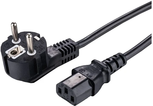 LinkIT Maitinimo laidas CEE 7/7 - C13 juodas 3 m kampuotas Schuko - C13