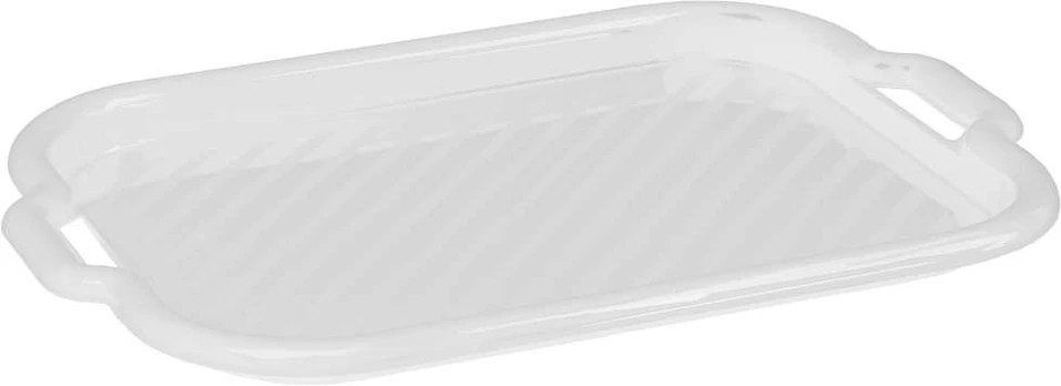 Taca Clever mała 40 x 28 x 3 cm balta DOMOTTI