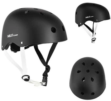 MTW001 Juodas DYDIS. XS(48-52CM) NILS EXTREME šalmas