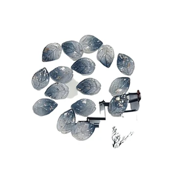 Kamėja, lapai, 11#--20pcs ink celadon