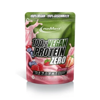 IronMaxx 100% Vegan Protein Zero 500 g. - Mixed berry skonis