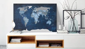 Artgeist Paveikslas - Dark Mėlyna World kaina