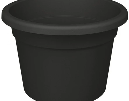 Plastikinis kambarinis vazonas PREMIUM, 24.7 x 17.6 cm., antracito sp.