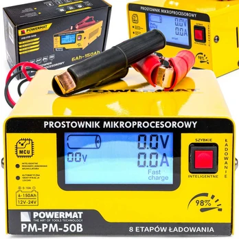 Akumuliatorių pakrovėjas POWERMAT 10A