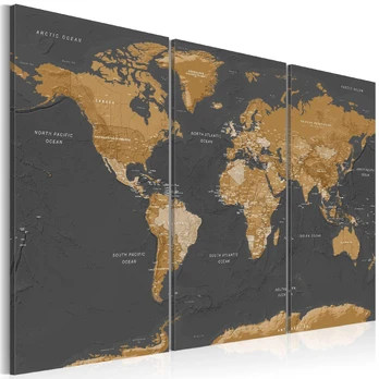 Artgeist Paveikslas - World Map: Modern Aesthetics