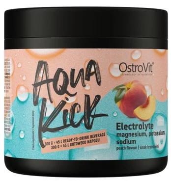 OstroVit Aqua Kick Electrolyte, Peach, 300 g