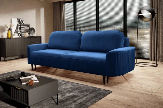 Sofa Laski Meble Vena, mėlyna