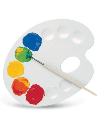 Paletė dažams maišyti PRIMO, ovalo formos