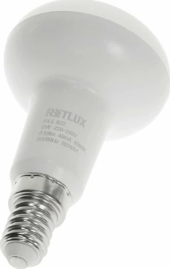 RLL 622 R50 E14 Spot 6W CW D RETLUX