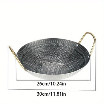 nerūdijančio plieno keptuvė, 26 cm