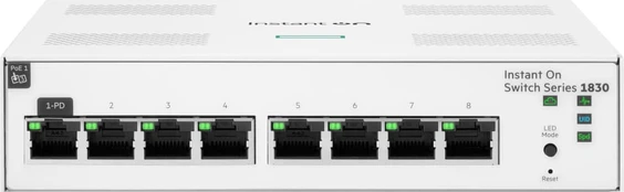 HPE Networking Instant On Switch 8p Gigabit 1830 / JL810A#ABB?/LTSTOCK
