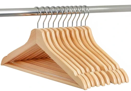 Springos Medinės pakabos HG0085 10 vnt.