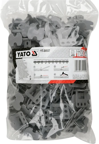 Yato LYGINIMO spaustukai Y1.5MM 200VNT