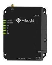 4G modemas Milesight UR32L-L04EU, juoda sp.