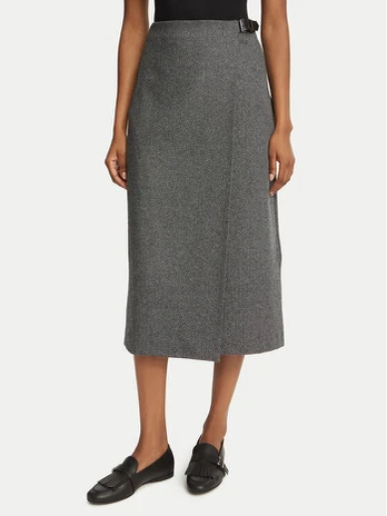 Weekend Max Mara Mini sijonas Petali 2625776012 Pilka Regular Fit