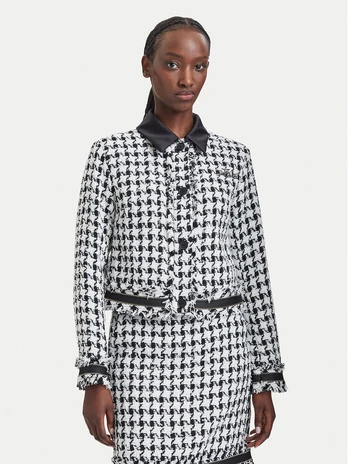 KARL LAGERFELD Švarkas B4W14011 Juoda Regular Fit