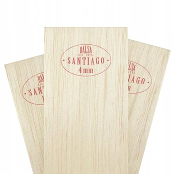 Balsa 4mm vidutinio kietumo 50cm pusė metro Santiago