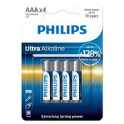 Battery Philips Ultra Alkaline AAA 4-blister