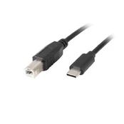 LANBERG Cable USB-C->USB-B 2.0 3m | CA-USBA-13CC-0030-BK