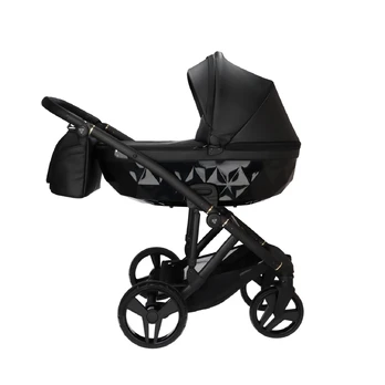 Junama Diamond Classic Black Vežimėlis 2 in 1