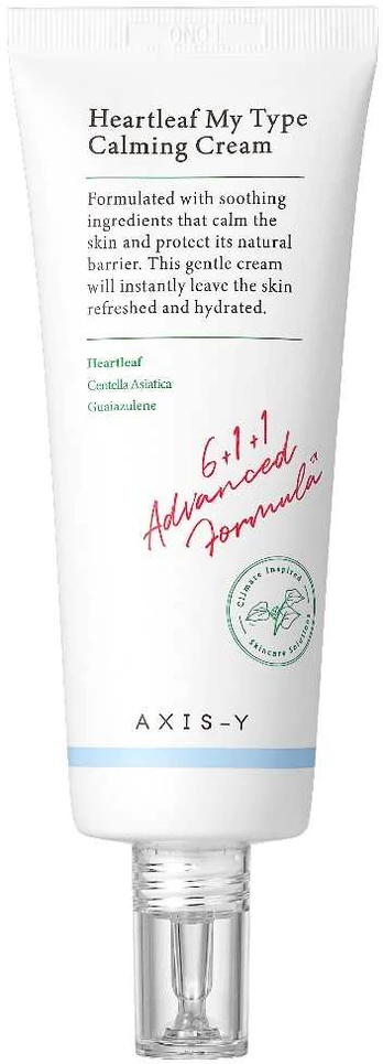 Axis Y Heartleaf My Type Calming Kreminis kojący krem do twarzy 60ml