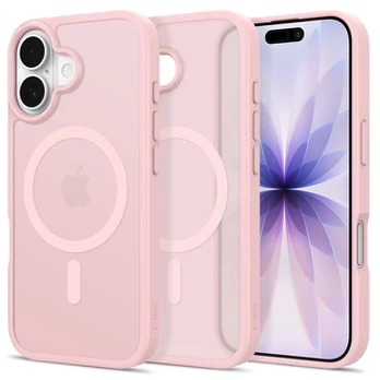 Matinis rožinis dėklas Apple iPhone 17 telefonui "Tech-Protect BasicMag Magsafe"